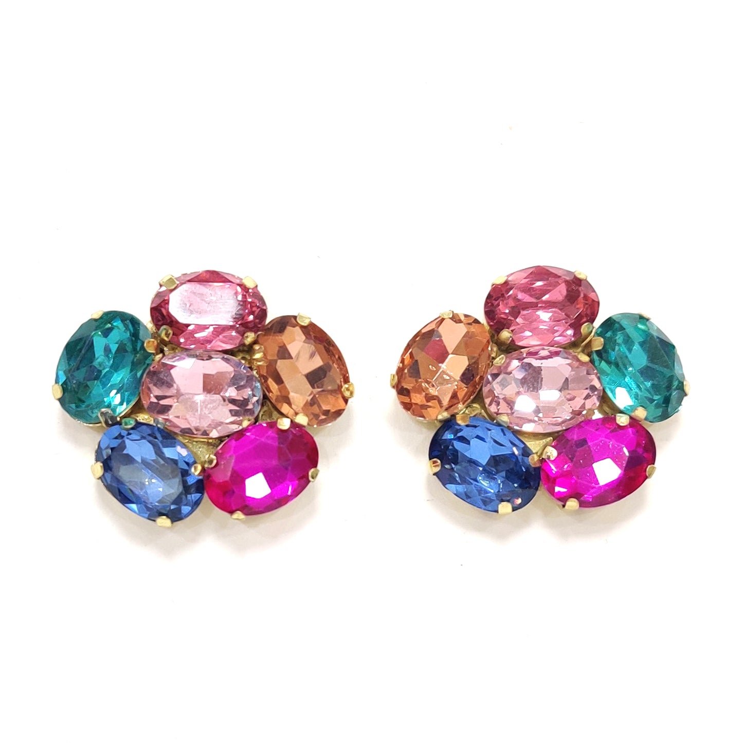 Glass Rhinestone Earring