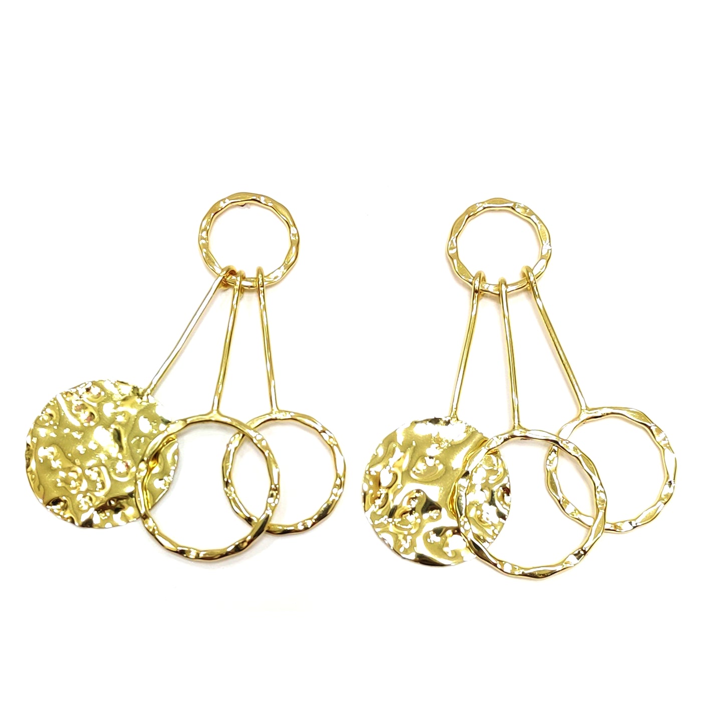 Brass Metal Earring