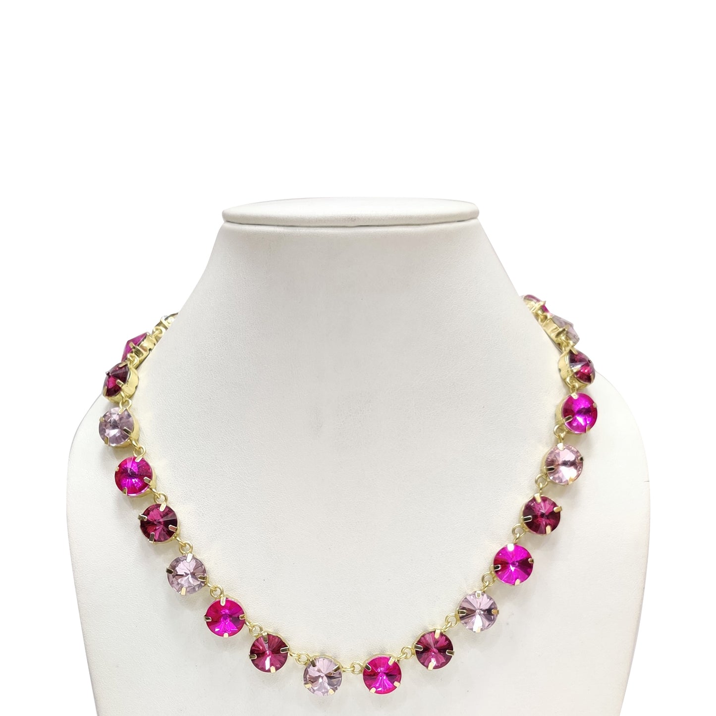 Glass Rhinestone Necklace